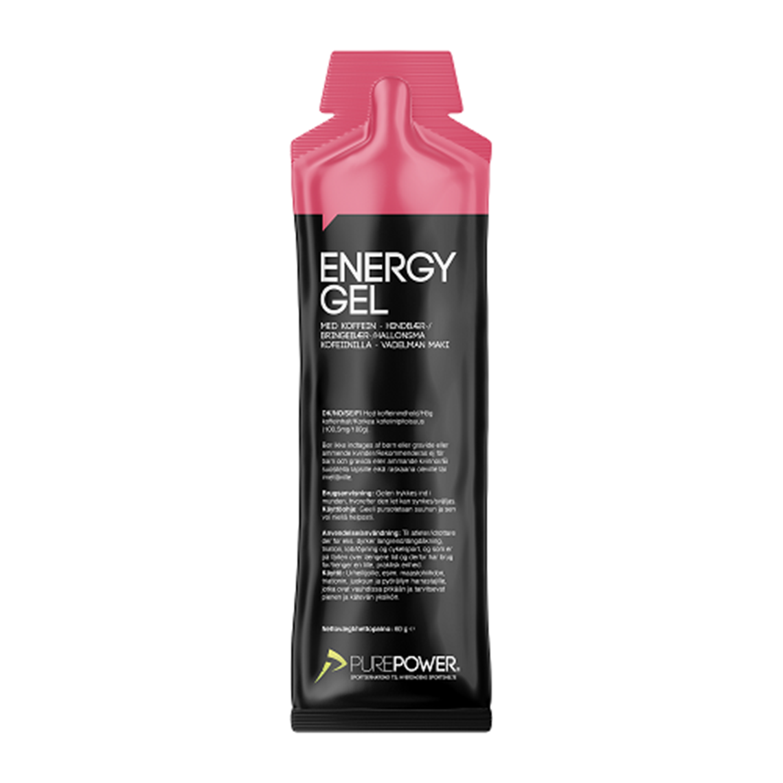 Energy Gel Cafeïne Raspberry 60gr